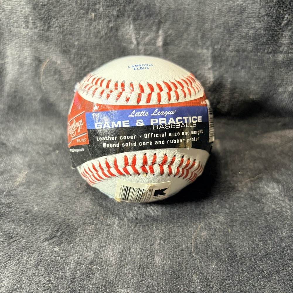 Baseball LLB2  9in 5oz. Rawlings Little League Full Grain Leather Cover